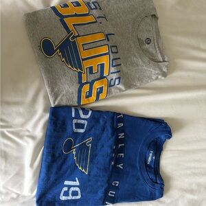 47 Brand St. Louis Blues Tee Set - Gray and Blue